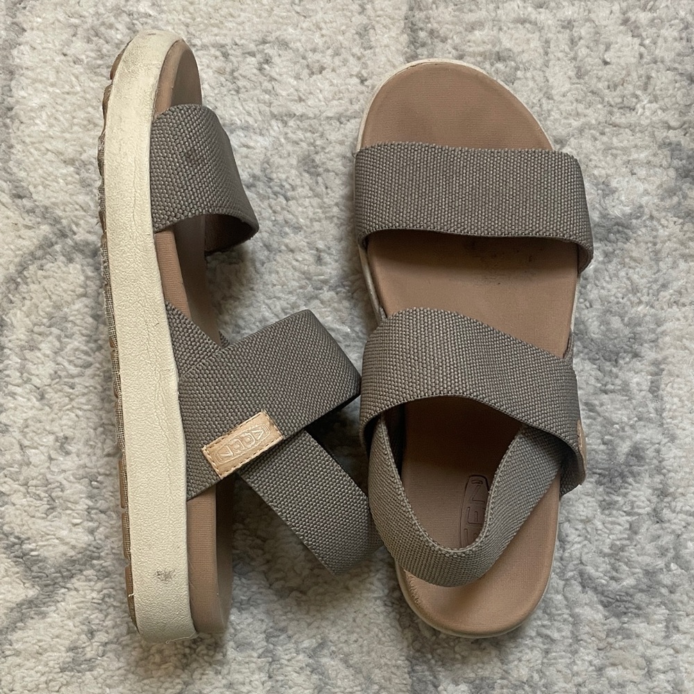 Keen Gray Strappy Sandals - Picture 2 of 3